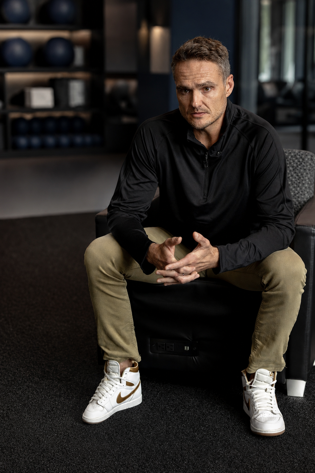 Pat Burgess in a sports-performance setting